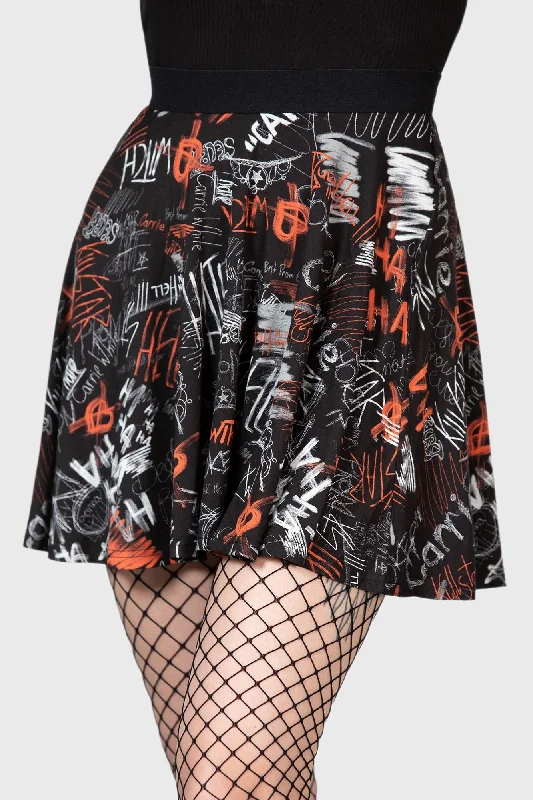 Puffed - sleeve skirt for a fashionable and unique silhouetteCarrie Skater Skirt