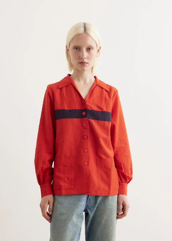 Striped Women's Knit Pullovers in a Classic Pattern Waterfront Shirt