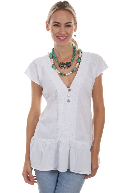 Plus Size Women's Knit Ponchos with Fringe Details for a Boho Vibe Scully Womens White 100% Cotton V-Neck S/S Tunic Plus Size Women's Knit Ponchos with Fringe Details for a Boho Vibe Scully Womens White 100% Cotton V-Neck S/S Tunic