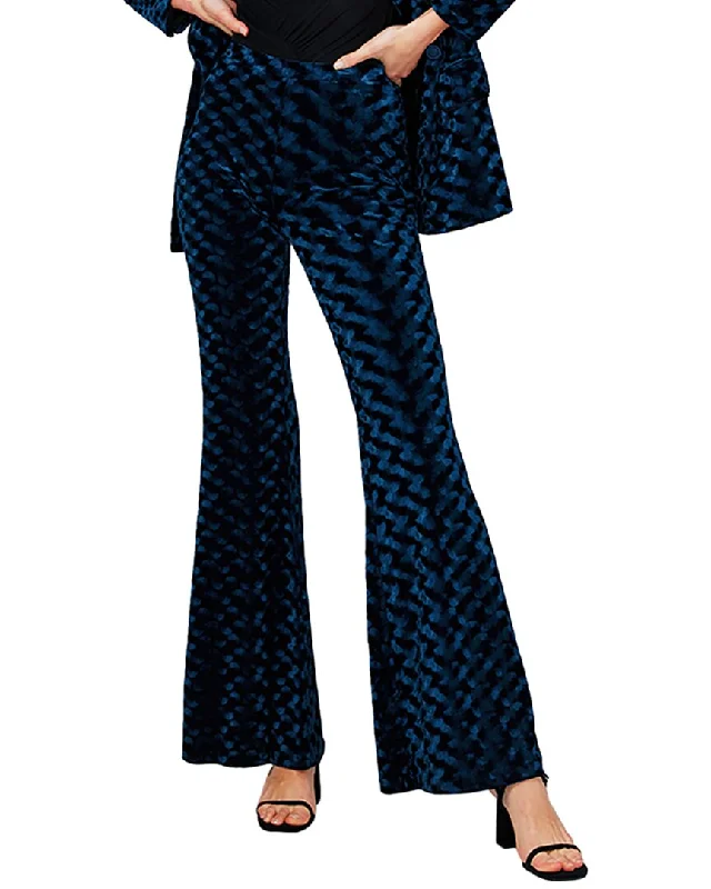 Plus Size Women's Stretch Cotton Tight Trousers in Navy for Comfortable Everyday WearDiane von Furstenberg Ruthette Pant