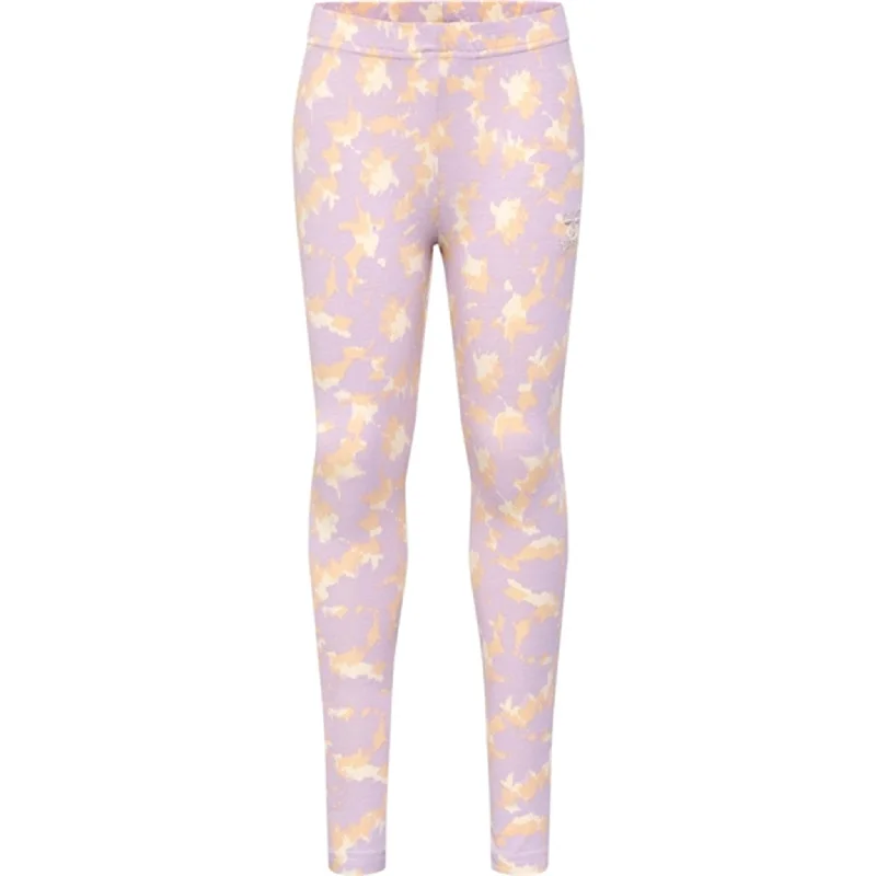 Plus Size Women's Sheer Tight Trousers in Nude for a Subtle and Stylish StatementHummel Orchid Petal Tin Leggings