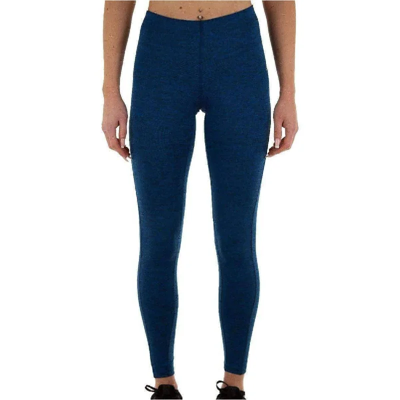 Plus Size Women's Sheer Tight Trousers in Nude for a Subtle and Stylish StatementMore Mile Train To Run Womens Long Running Tights - Blue