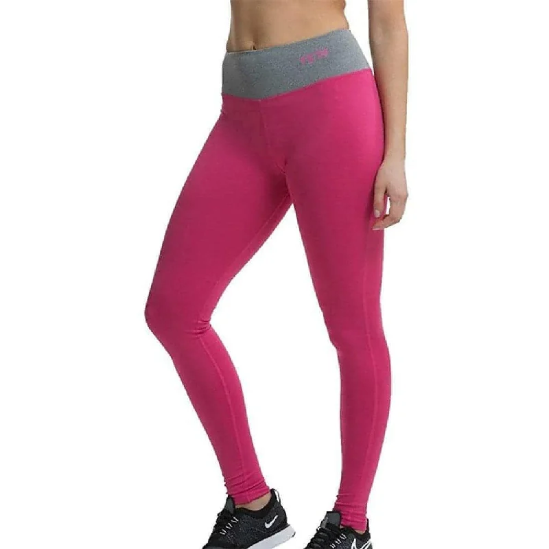 Women's Tight Trousers with Elastic Waistband in Black for Easy and Comfortable WearTCA Pro Performance Supreme High Waist Womens Long Running Tights - Pink