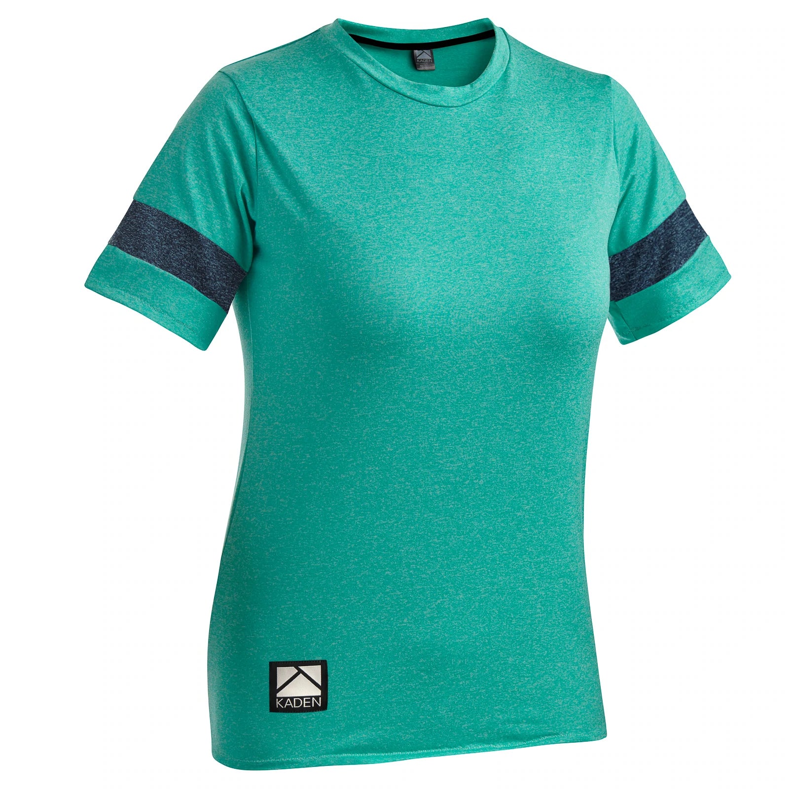 Kaden Apparel Florence Short Sleeve MTB Jersey - Womens - Teal-Midnight Blue