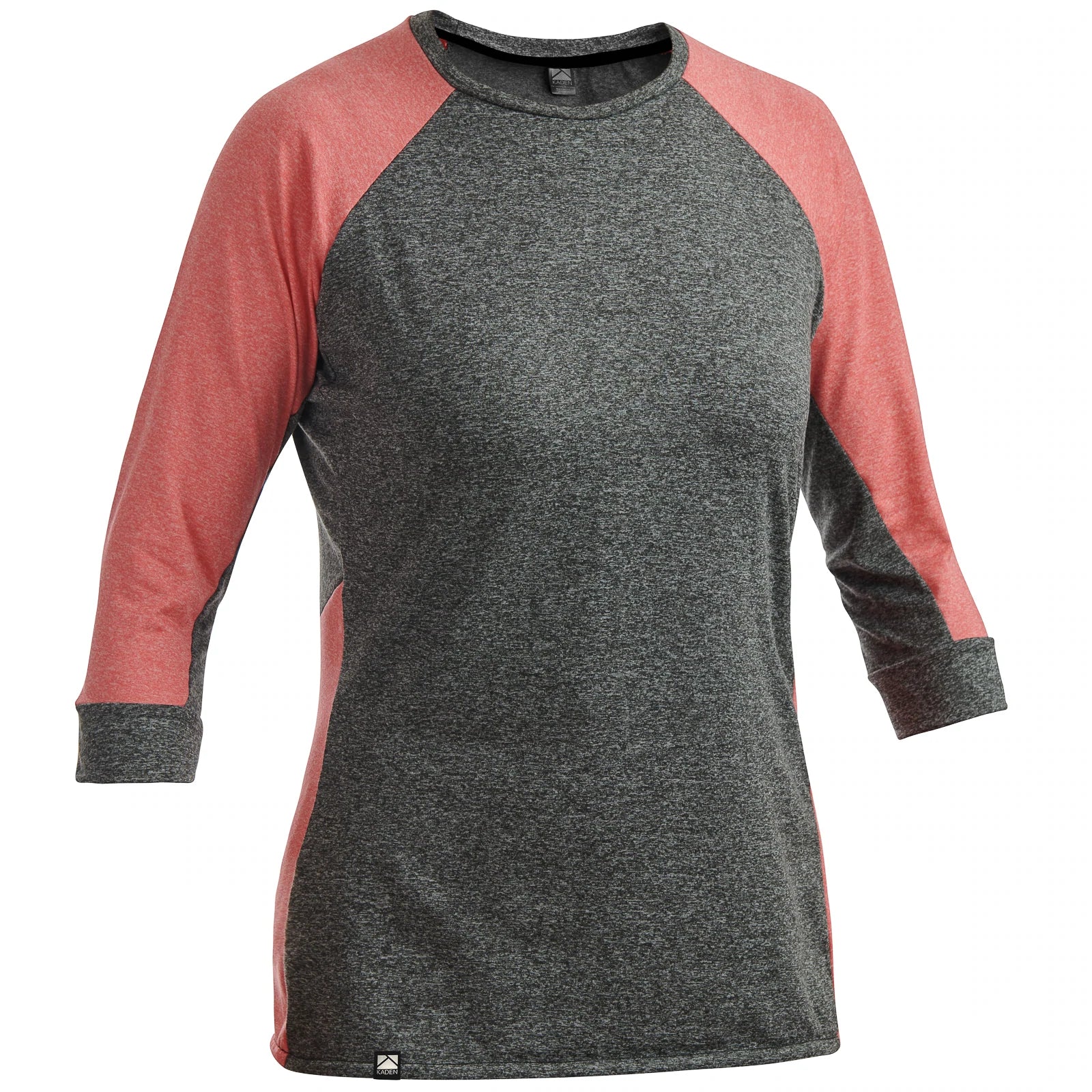 Kaden Apparel Gryla 3/4 Sleeve MTB Jersey - Womens - Titanium-Persimmon