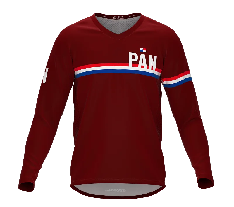 MTB BMX Cycling Jersey Long Sleeve Code Panama Vine for Men and Women