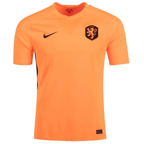 Nike Mens Netherlands Home Jersey - Womens UEFA Euro 2022 (Total Orange/Black)