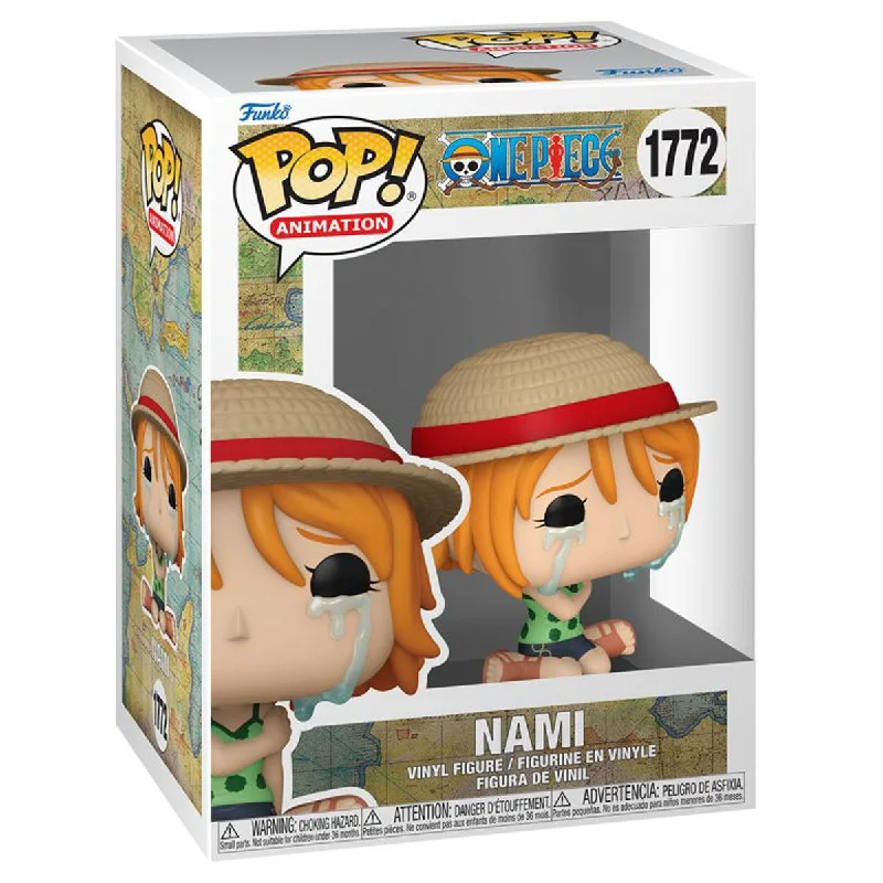 Women's Sheer Paneled One - Pieces in White for a Delicate and Elegant Evening AppearanceOne Piece - Nami (Sitting Crying) Pop! Vinyl