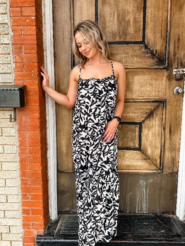 Strapless Women Dress with a Built - in Bra for Comfort and SupportZ Supply Cocktail Hour Leaf Dress