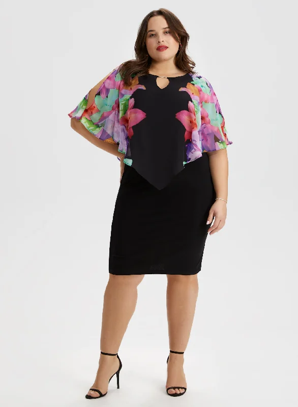 Mini Women Dress with a Short Hem for a Young and Trendy StyleJoseph Ribkoff - Floral Print Dress