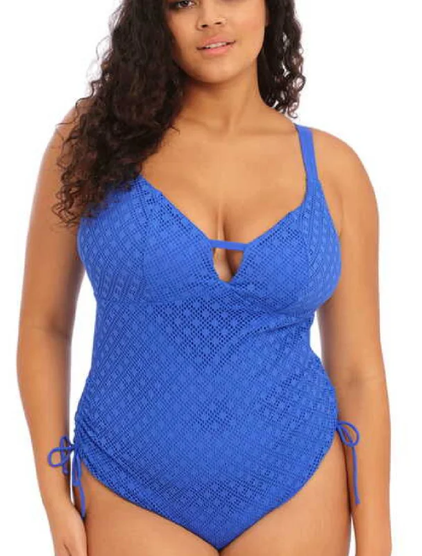 Women's Strapless One - Pieces in Royal Blue with Beaded Accents for a Formal EventElomi Bazaruto Swimsuit Non Wired Full Cup One Piece, Sapphire Blue | Sapphire Blue Elomi Swimsuits