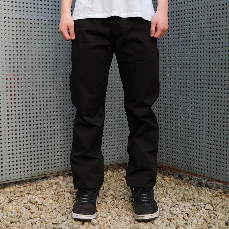 Pure Blue Japan Worker's Chino Pants (Black)