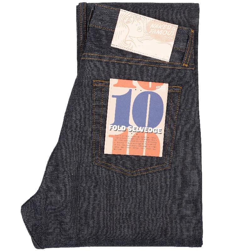 Button - fly women jeans with a traditional touchTrue Guy - 10 Fold Selvedge