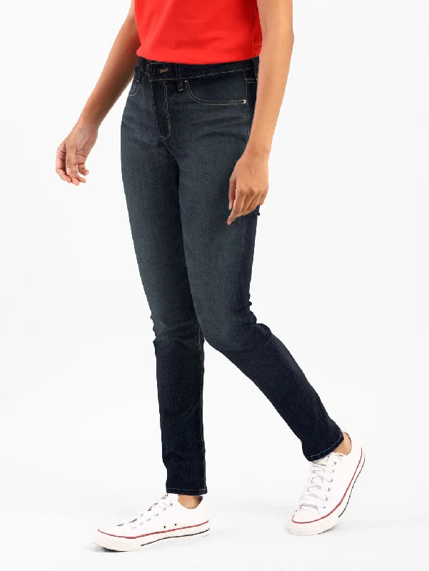 Embroidered women jeans with intricate patternsWomen's Mid Rise 711 Skinny Fit Jeans