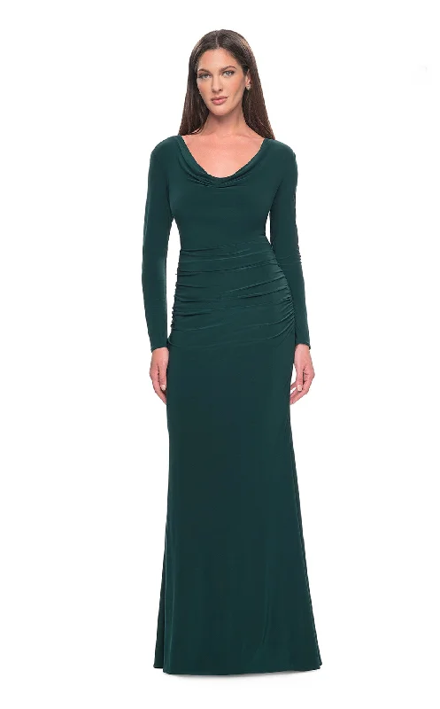 Pleated Women Dress with a Timeless and Elegant TextureLa Femme 30813 Dress