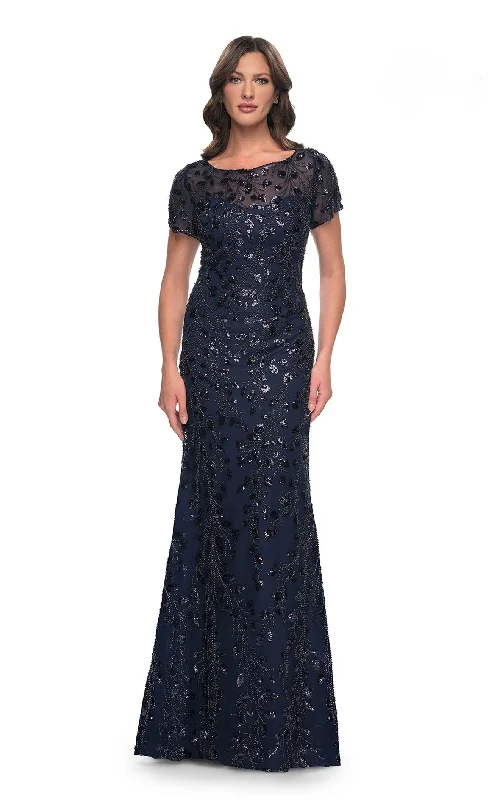 Lace - Embellished Women Dress for an Elegant and Sophisticated AppearanceLa Femme 30877 Dress