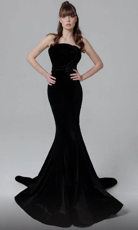 Shift Women Dress with a Simple and Classic Design for Everyday WearMNM Couture N0465 - Strapless Mermaid Evening Dress