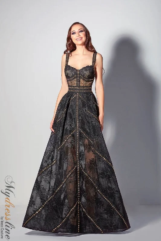 Ball Gown Women Dress with a Full Skirt for a Princess - like LookSara Badr 26815