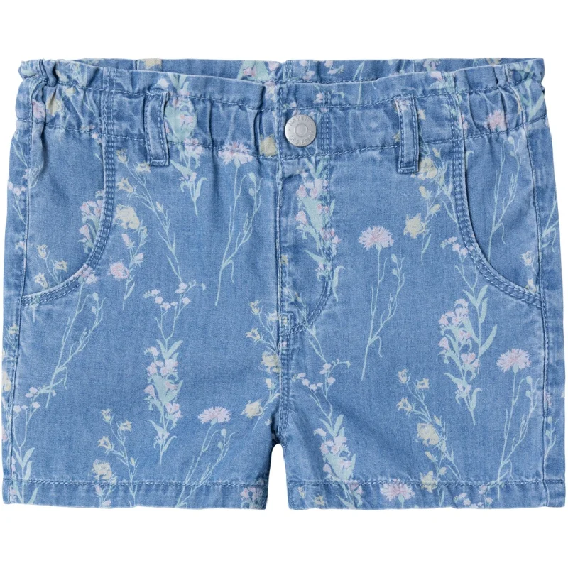 Name It Medium Blue Denim Bella Baggy Denim Shorts