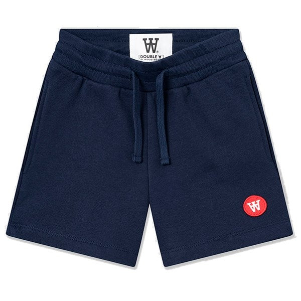 Wood Wood Navy Victor Kids Shorts