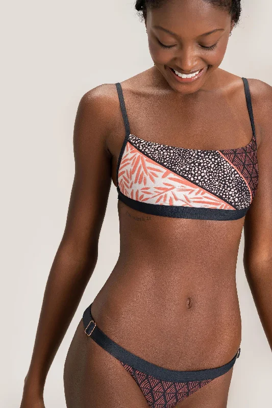 Neon - colored bikini to stand out on the beachBamboo Band Top