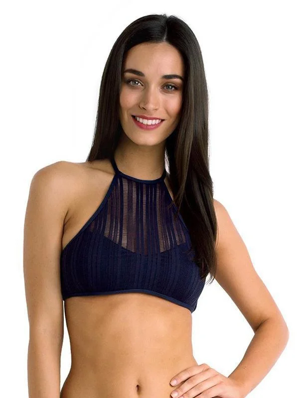 Convertible bikini that can be worn in multiple styles for versatilitySUM3201 Summer Of Love High Neck Crop Bra - Isola